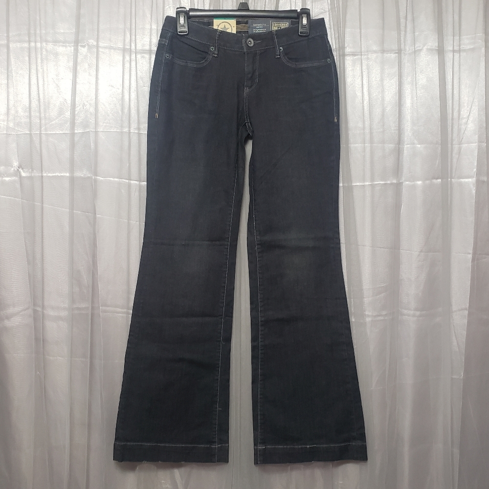 Converse One Star Sz 2 NWT Wide Leg Jeans - Picture 2 of 16